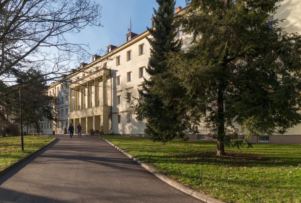 Tauferovy Koleje Vandrarhem Brno Rum bild